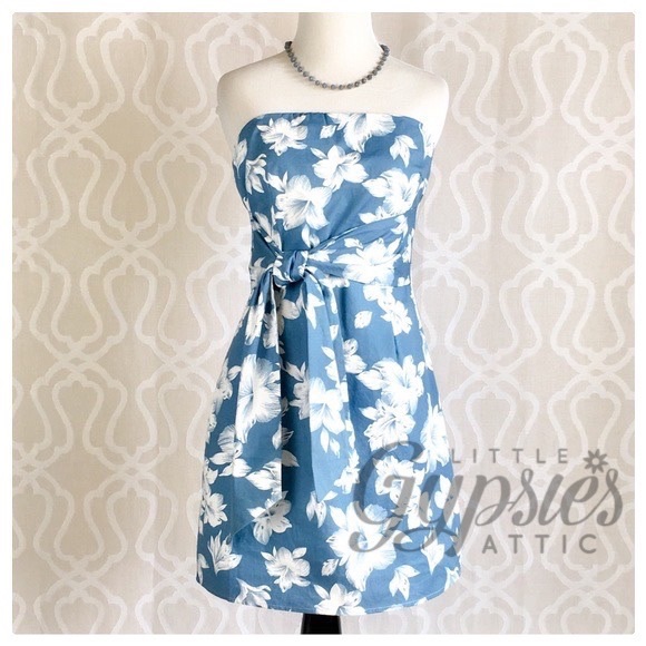 Hawaiian Hibiscus Tie-Up Mini Dress - Picture 4 of 7